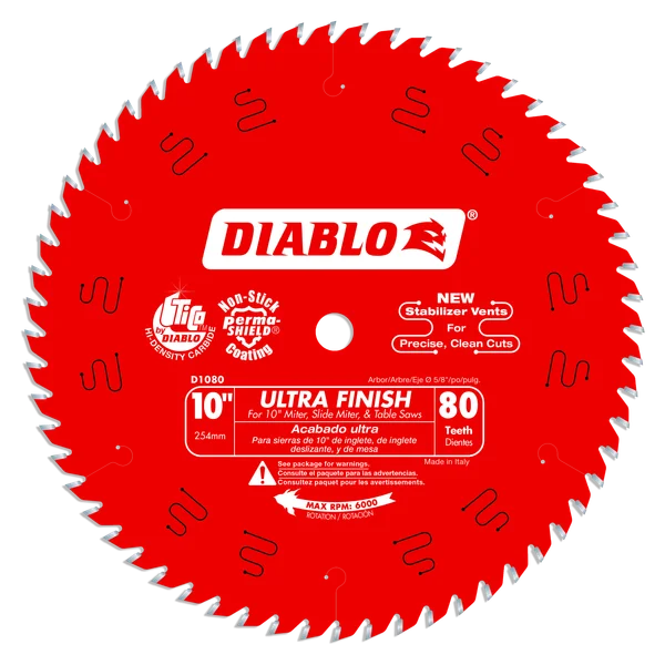 D1080X Carbide Blades 10" Carbide Blades 10"