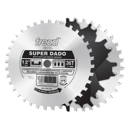 SD512   Super Dado Set 12"